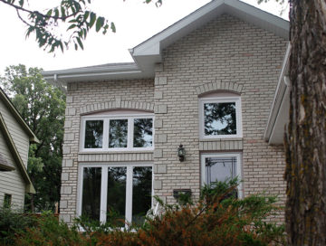 Image depicts a home with new windows installed.