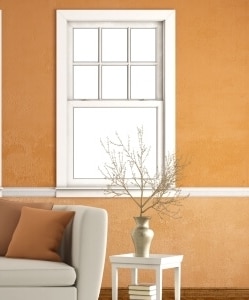 Image depicts an all weather window installed in a home.