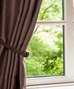 Image depicts an apartment window.