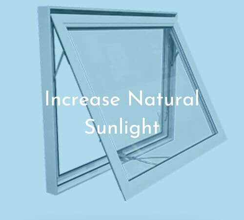 awning windows natural sunlight