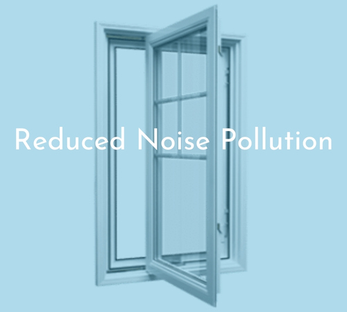 casement windows reduced noise pollution