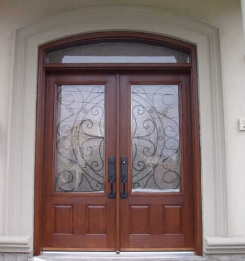 high-quality fiberglass entry door