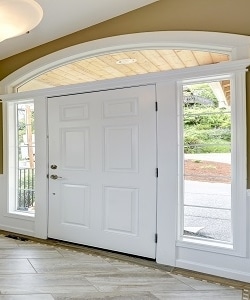 Image depicts an entry door in a Winnipeg home.