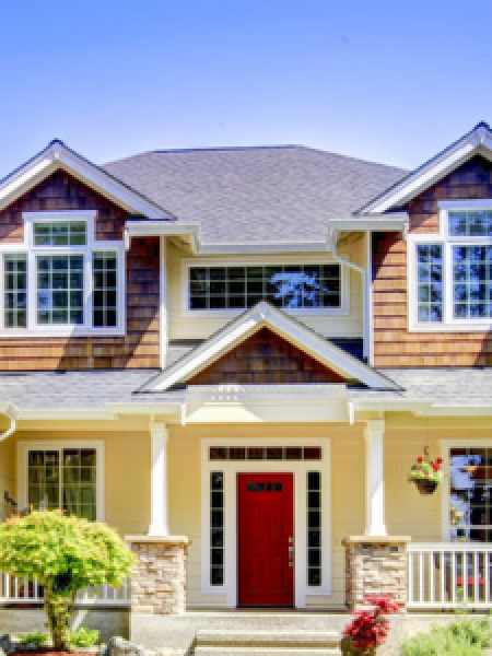 Image depicts new windows and doors in a home.