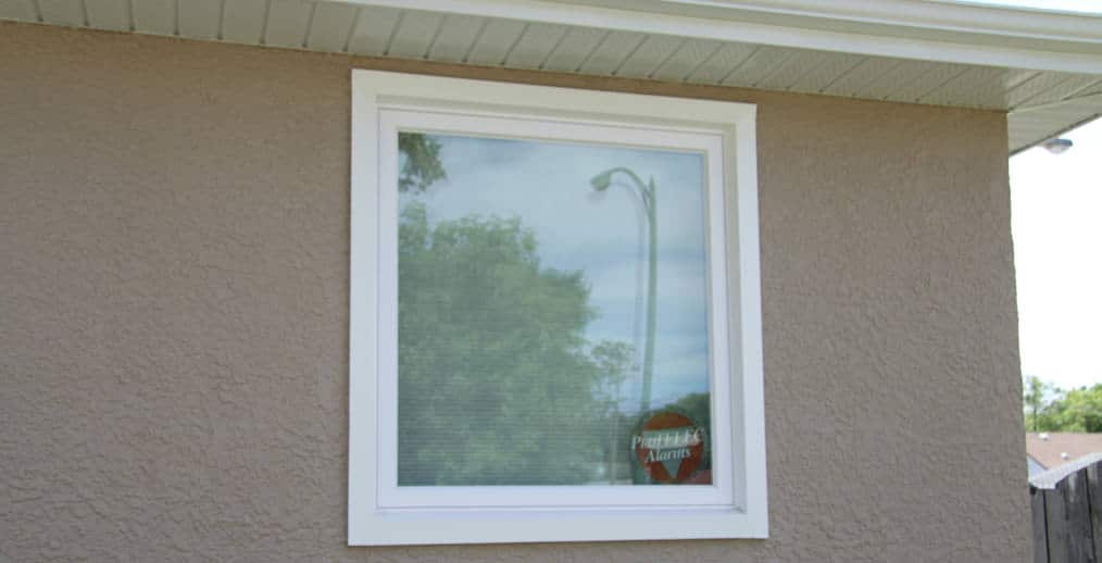 Image depicts a picture window.