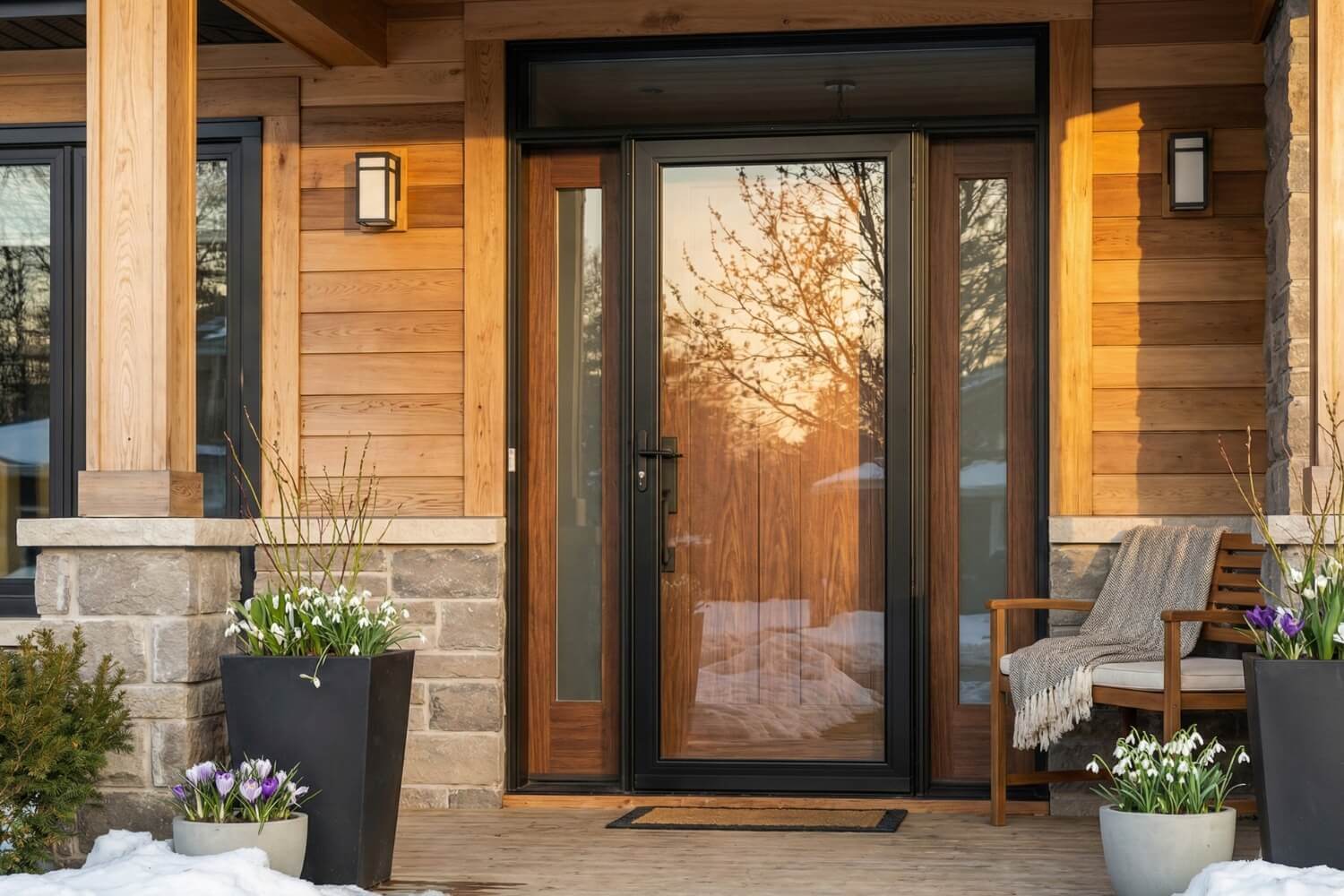 Full View door showcasing one of the most popular storm door styles for Canadian homes.