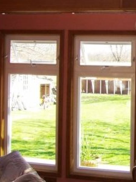 Image depicts a newly-installed window from NorthShield Window & Doors.