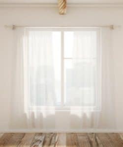 Image depicts a window letting in natural light.