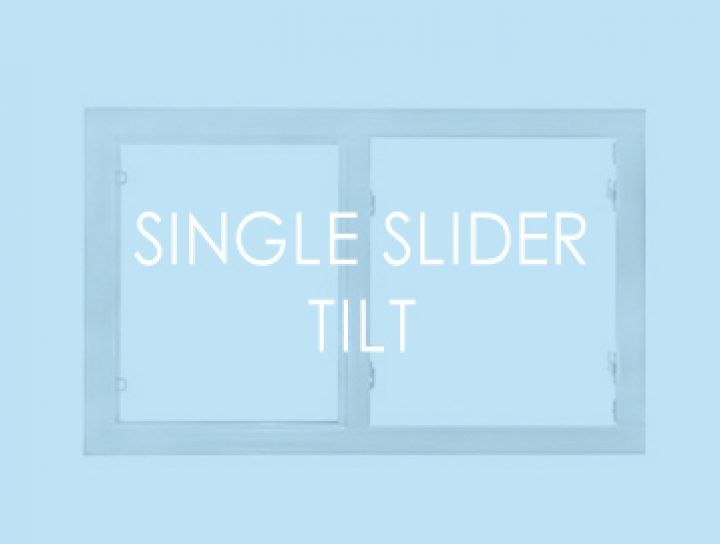 single slider tilt windows