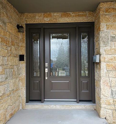stylish fiberglass door
