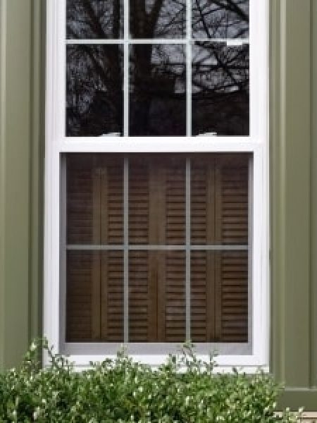 Image depicts a vinyl window.