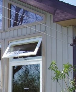 Image depicts a newly-installed awning window.