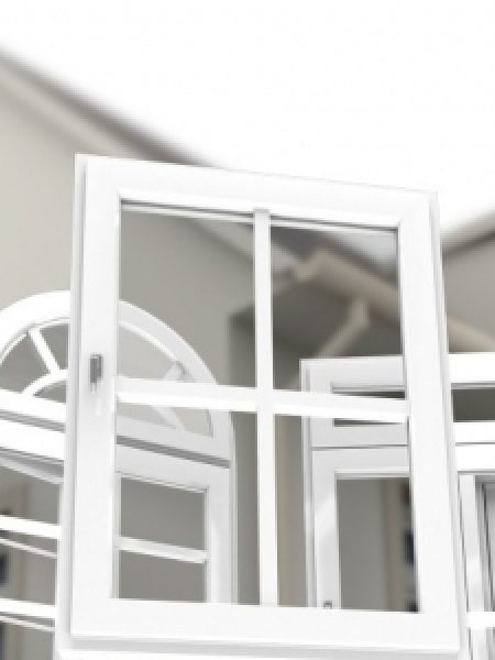 Image depicts vinyl windows.