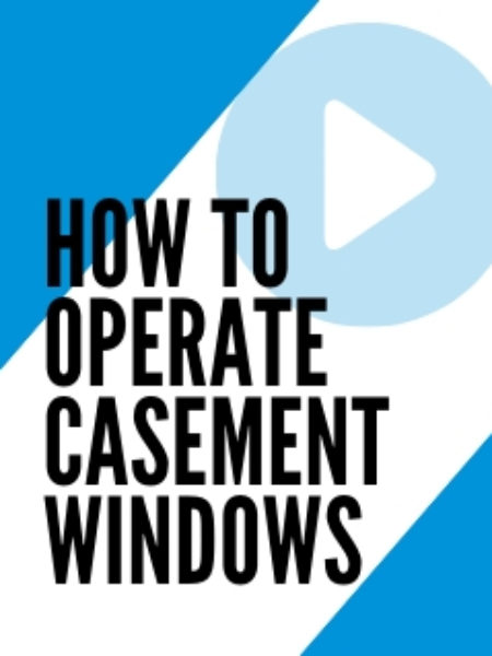 How to use casement windows operator