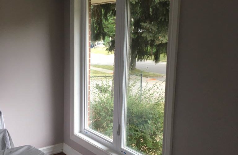 New Windows in Bedroom replacement by NorthShield Etobicoke