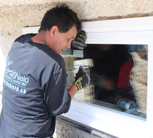 East Saint Paul Window Installation