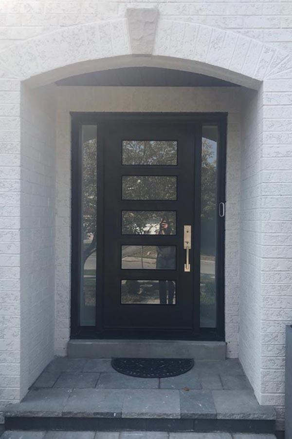 Black Front Door Mississauga ☑️ NorthShield Door Installation Projects