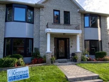 Black Vinyl Windows Installation In Scarborough