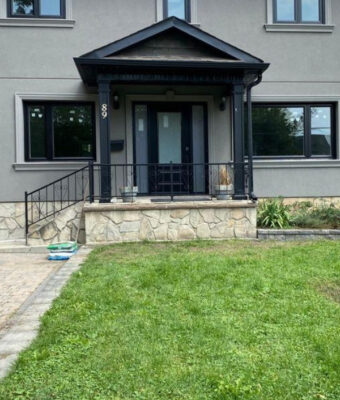 Black windows and doors installation Scarborough