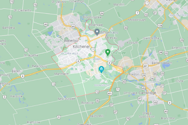 Kitchener map