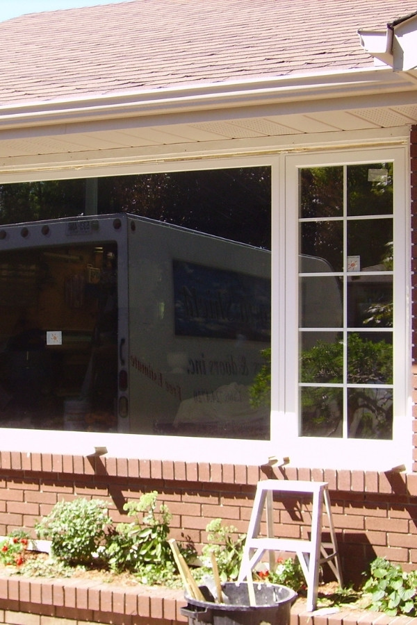 Results from a picture windows installation project in Kitchener.