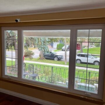 White Vinyl Windows Installation in Mississauga