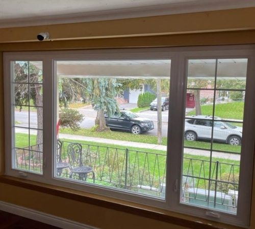 White vinyl windows installation in Mississauga