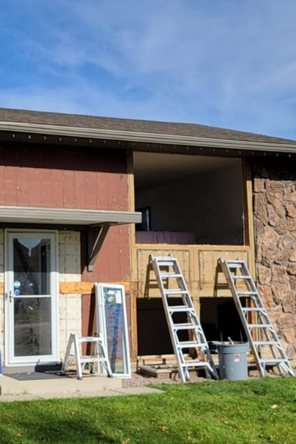 Windows and siding replacement project in Winnipeg