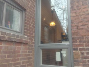 Grey Vinyl Windows Installation in Vaughan