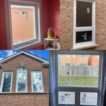 White Vinyl Windows Replacement Toronto