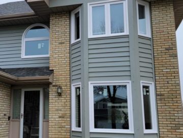 Custom White Vinyl Windows Installation Winnipeg