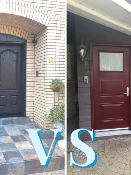 fiberglass doors vs steel doors