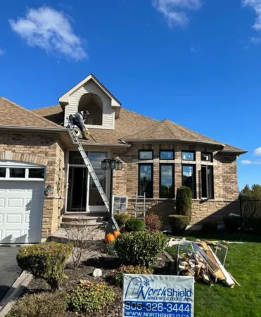 black framed window replacements