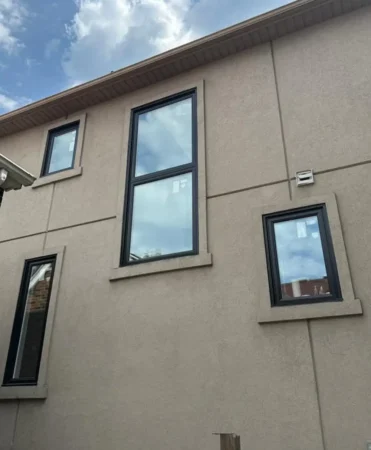 canadian made black windows