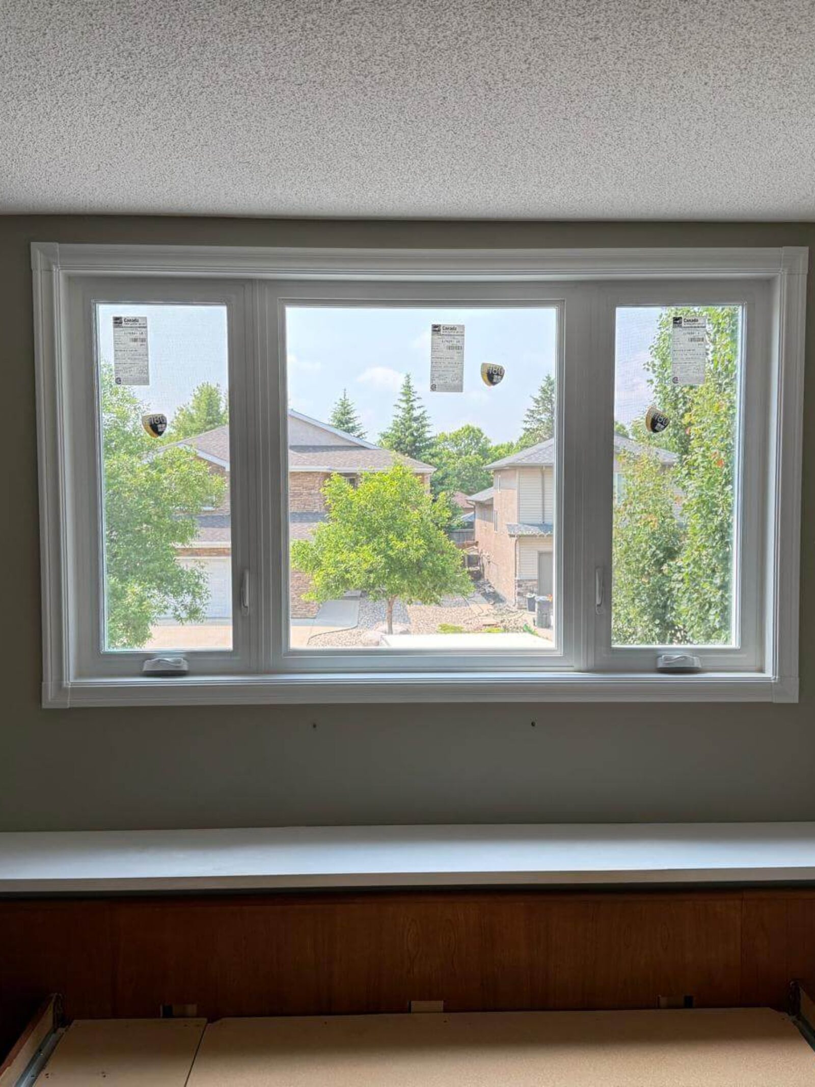 Casement windows installation project Winnipeg