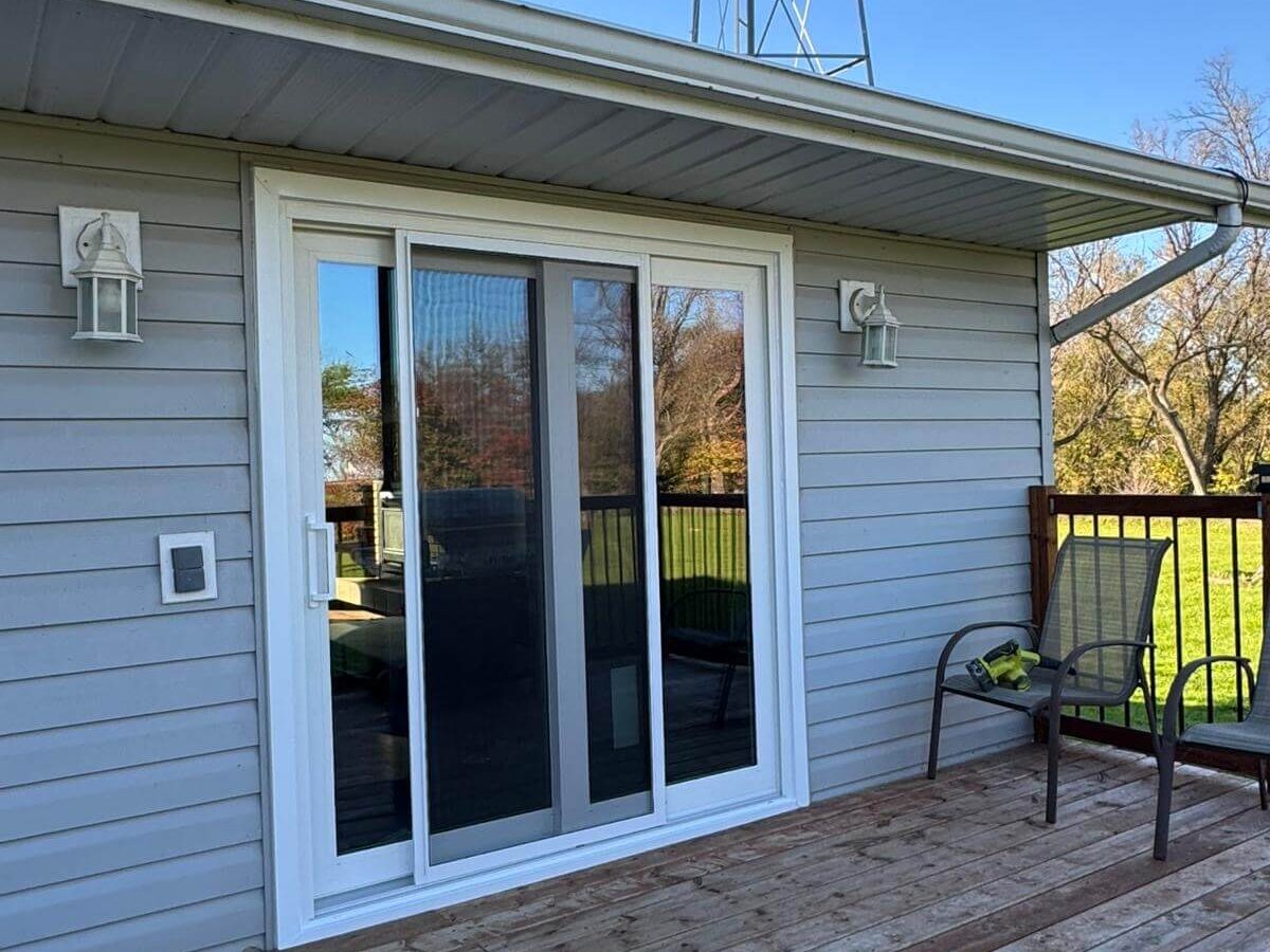 Sliding patio door installation services Winnipeg