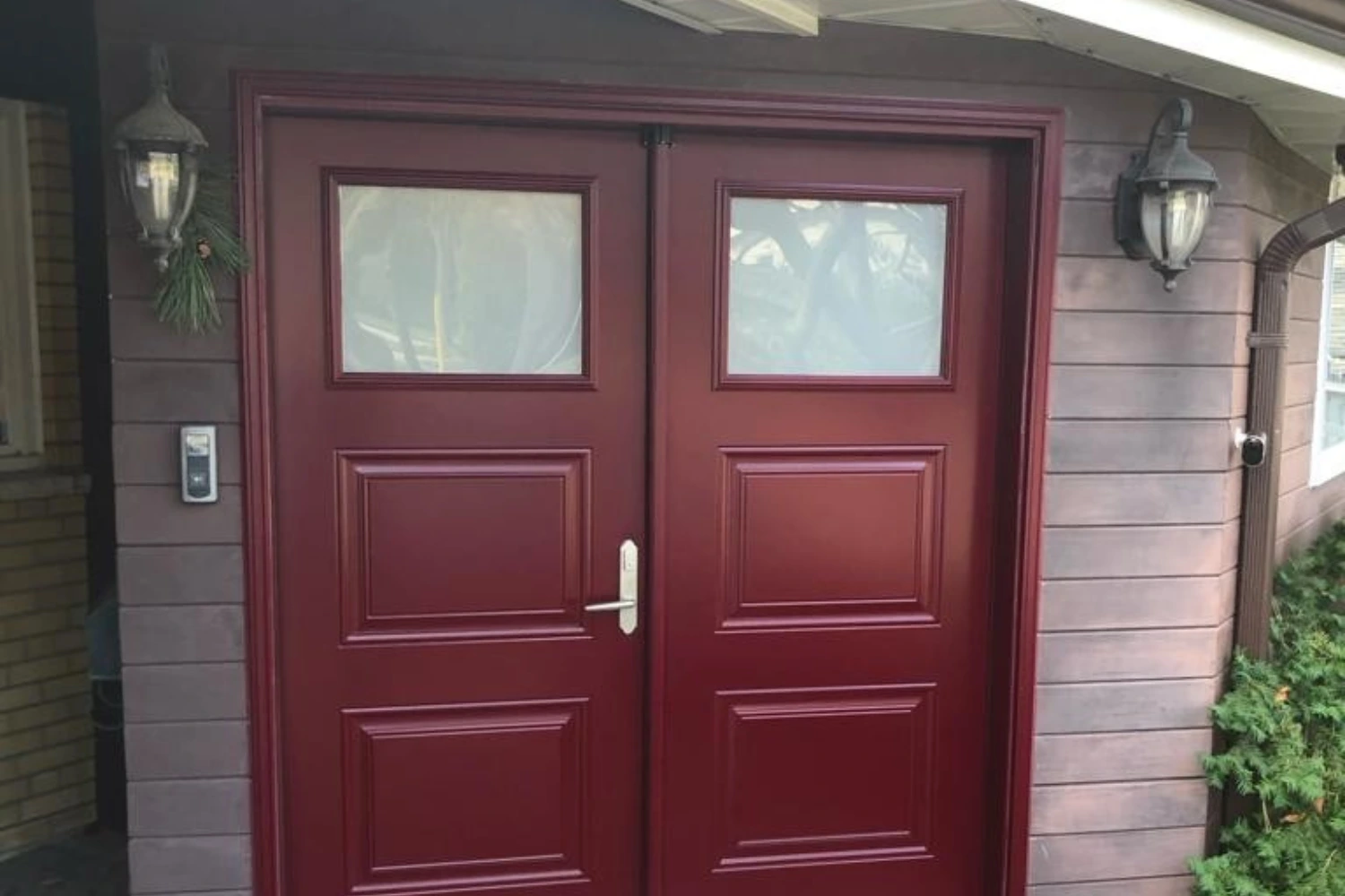 new door installed new door installed