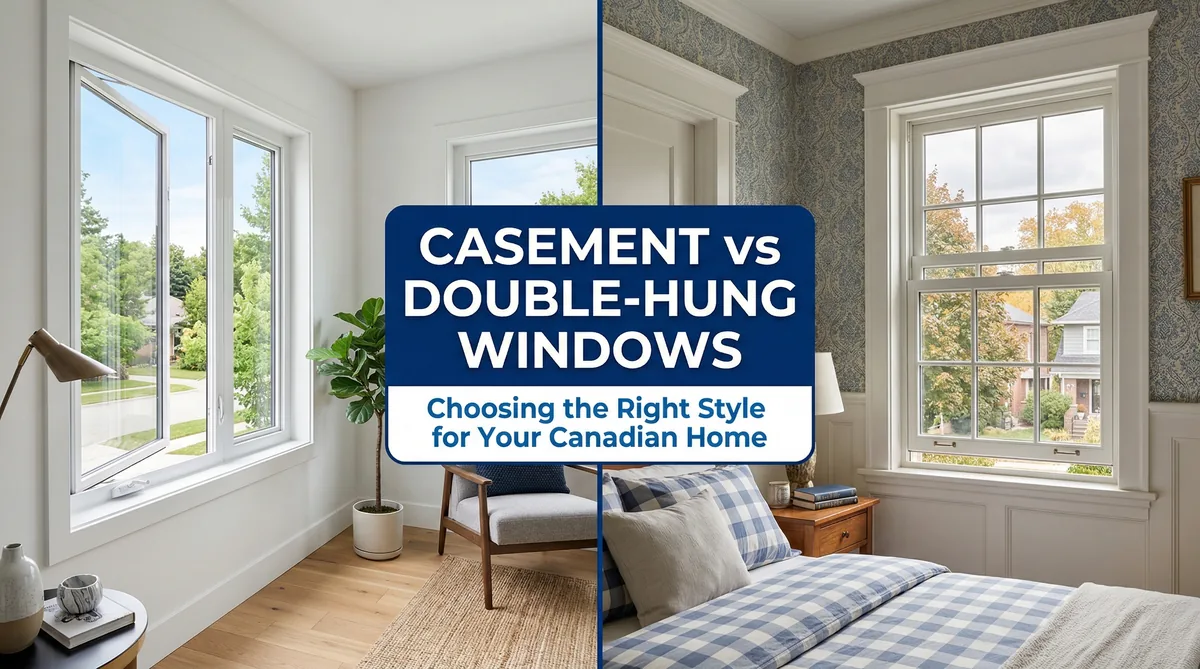 Casement vs double-hung windows comparison guide - NorthShield