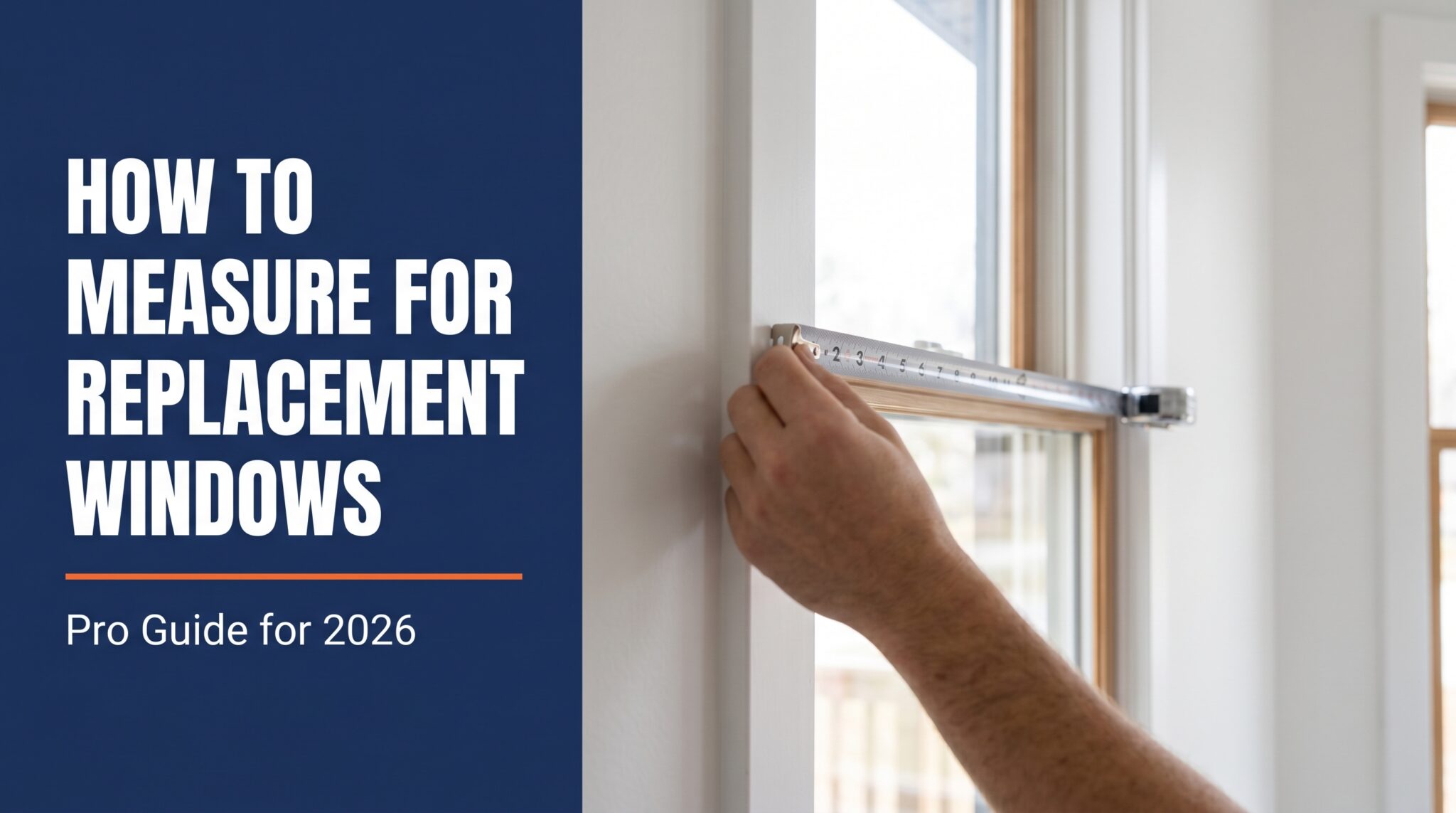 How to Measure for Replacement Windows: 2026 Guide