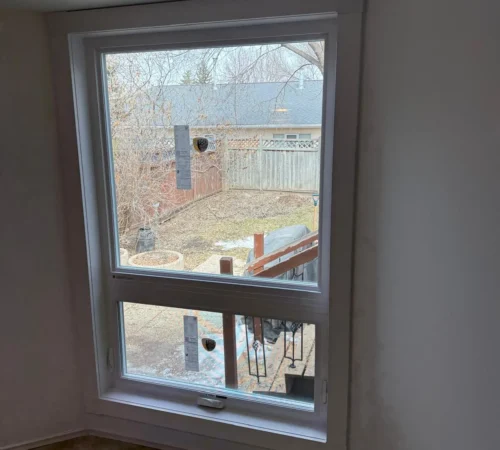 Brick-to-Brick Window Replacement in Winnipeg, Manitoba - northshield project 14 bedroom window interior