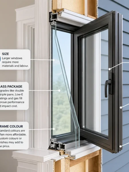 Casement window prices in Canada: what changes the final quote?