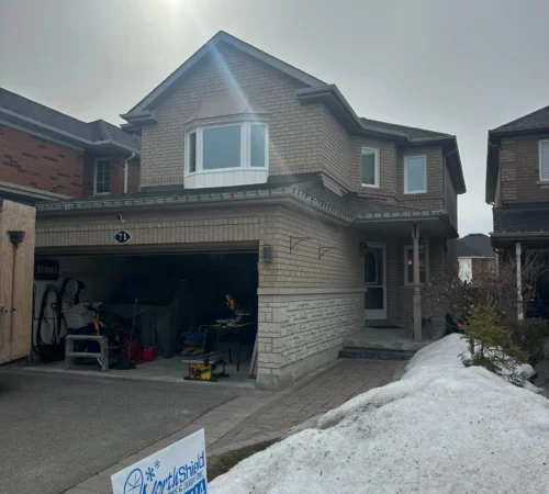 Double-Glass Window and Bay Window Replacement Project in Vaughan, Ontario - front home window replacement