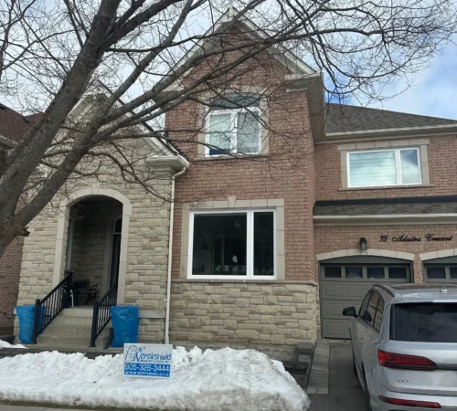 Most Efficient Window Replacement Project in Markham, Ontario - home window exterior