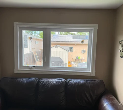 Full-Frame Window and Door Replacement Project in Winnipeg, Manitoba - northshield project 18 living room picture window interior