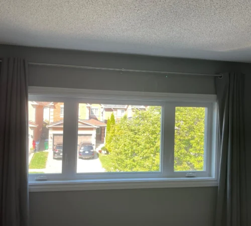 Triple-Glass Window and Door Replacement Project in Bolton, Ontario - wide window interior