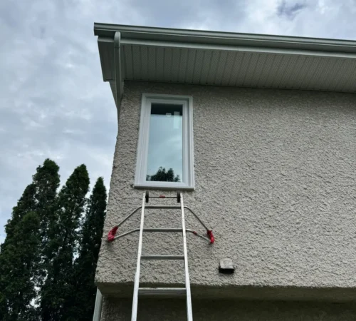 upper window ladder exterior